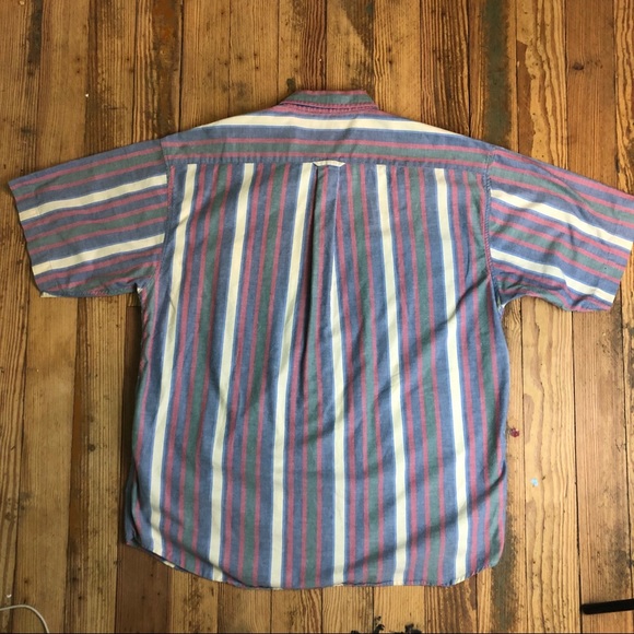 Vintage striped button down shirt - Picture 4 of 5